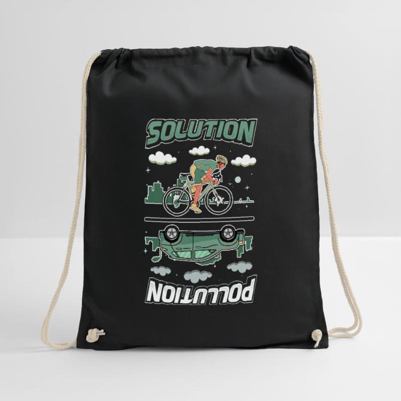 Polution Solution Protection de l’environnement Cyclisme Sac de sport léger