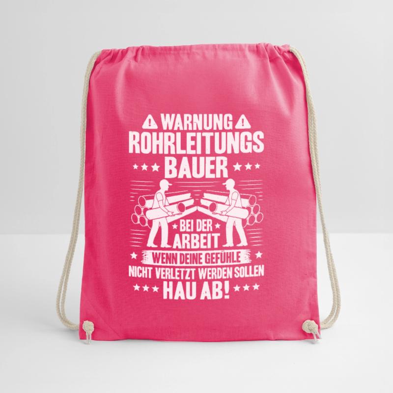 Pipeline Constructor Pipeline Construction Pipelayer Drawstring Bag