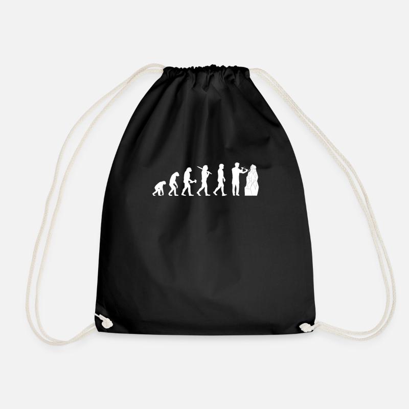 Steinmetz Steinbildhauer Stonemason Stone Mason - Drawstring Bag - black
