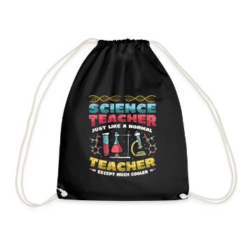 Professeur de sciences, beaucoup plus cool. - Sac de sport léger - noir - Devant