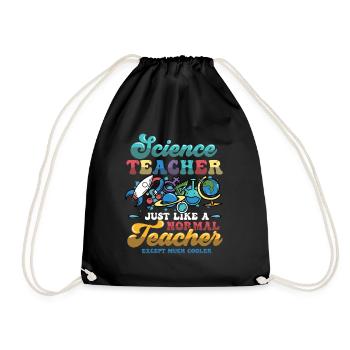 Professeur de sciences, beaucoup plus cool. - Sac de sport léger - noir - Devant
