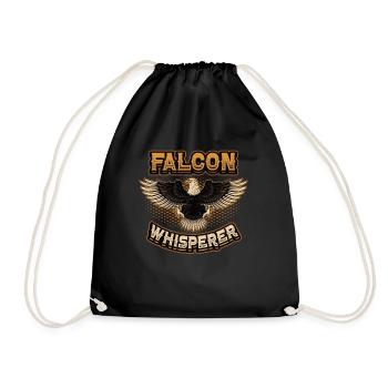 Falkenflüsterer-bussard. - Turnbeutel - Schwarz - Vorne