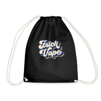 Frick Vape Retro Anti Vaping kein Vape FRICK VAPE - Turnbeutel - Schwarz - Vorne