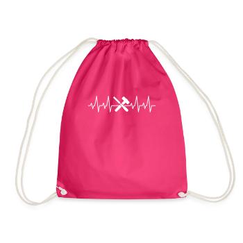 Steinmetz Steinbildhauer Tailleur de pierre Maçon - Sac de sport léger - fuchsia - Devant