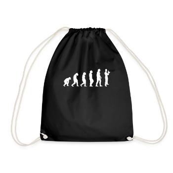 Drywall fitter Drywaller - Drawstring Bag - black - Front