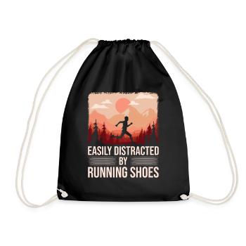 Distrait par les chaussures de course - Runner Laufen Runner - Sac de sport léger - noir - Devant