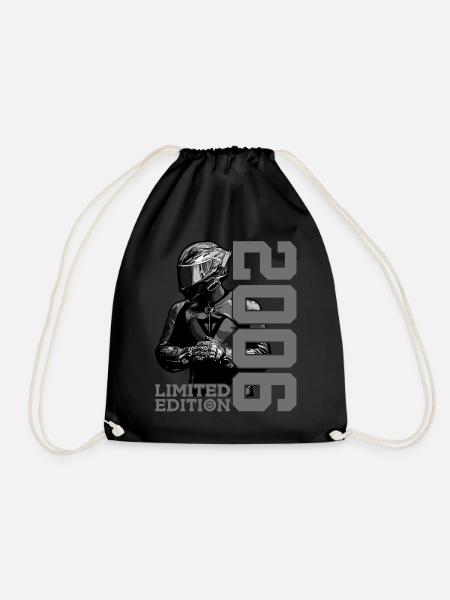 LIMITED EDITION 2006 MOTORRAD 20. GEBURTSTAG - Turnbeutel - Schwarz