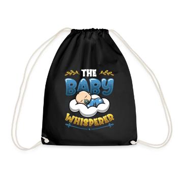 The Baby Whisperer Nounou Childminder Baby-sitter - Sac de sport léger - noir - Devant