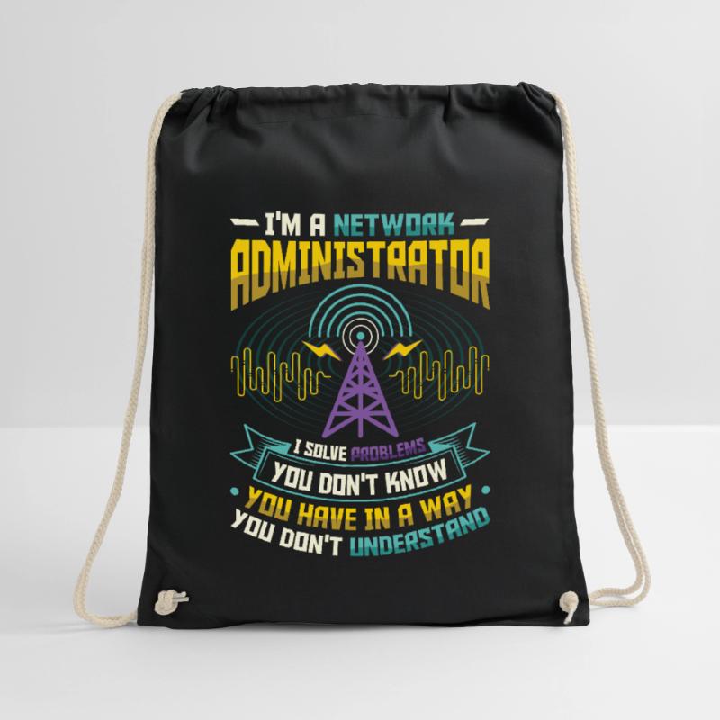 Solve problems It-support network administrator Drawstring Bag