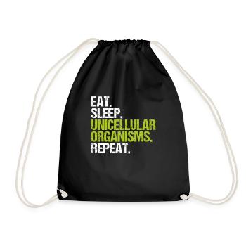 Microbiology Microbiologist Biology Biologist - Drawstring Bag - black - Front