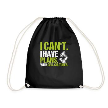 Microbiology Microbiologist Biology Biologist - Drawstring Bag - black - Front