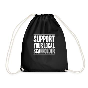 Échafaudage Échafaudage Échafaudage - Sac de sport léger - noir - Devant