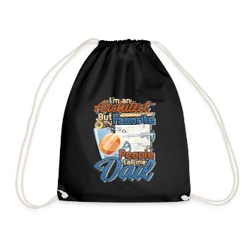 I am an architect - Drawstring Bag - black - Front