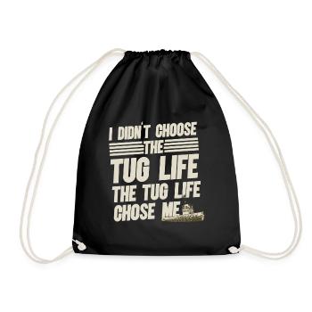 Schlepper Schleppboot Tug Life - Sac de sport léger - noir - Devant