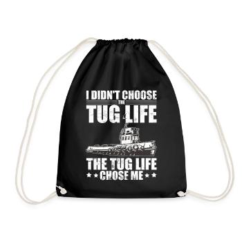 Schlepper Schleppboot Tug Life - Sac de sport léger - noir - Devant
