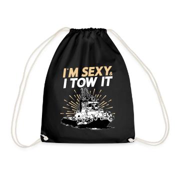 Schlepper Schleppboot Tug Life - Sac de sport léger - noir - Devant
