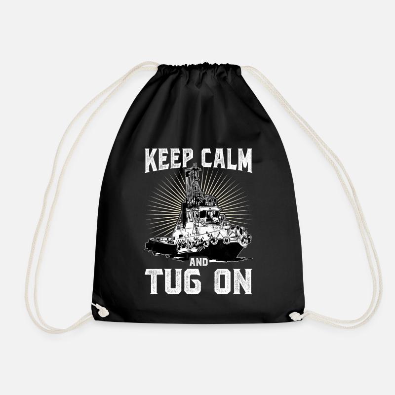 Schlepper Schleppboot Tug Life - Sac de sport léger - noir