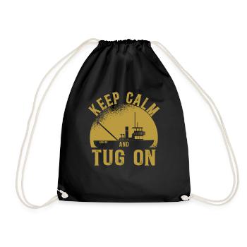 Schlepper Schleppboot Tug Life - Sac de sport léger - noir - Devant