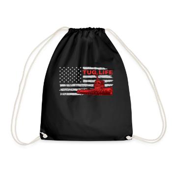 Schlepper Schleppboot Tug Life - Sac de sport léger - noir - Devant