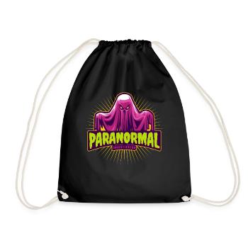 Geisterjagd Paranormal Investigator - Turnbeutel - Schwarz - Vorne