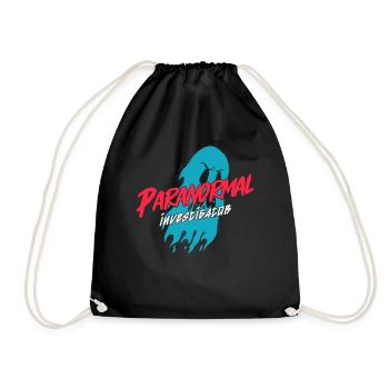 Geisterjagd Paranormal Investigator - Turnbeutel - Schwarz - Vorne