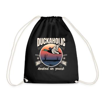 Chasse au canard Duckaholic - Sac de sport léger - noir - Devant