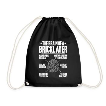 Maître Maçonnerie Maçonnerie Maçon Maçon - Sac de sport léger - noir - Devant