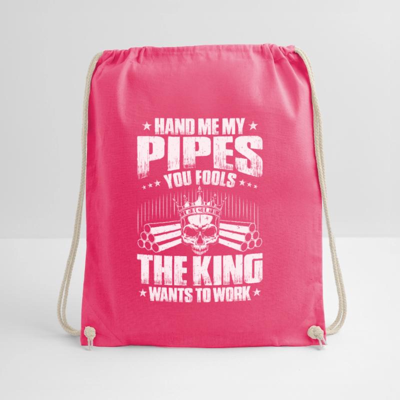 Pipeline Constructor Pipeline Construction Pipelayer Drawstring Bag