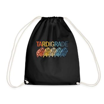 Tarderrade Retro Water B�r als Targrade harthartes - Turnbeutel - Schwarz - Vorne