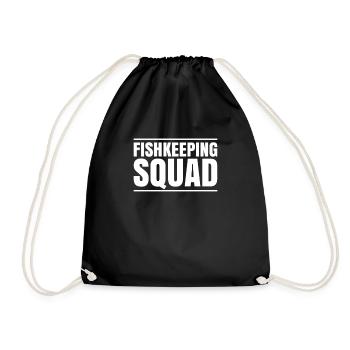 Aquaristics Aquarist Aquarium Fish Aquarist - Drawstring Bag - black - Front