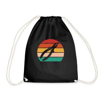 Électricien électronique Électricien monteur de lignes - Sac de sport léger - noir - Devant