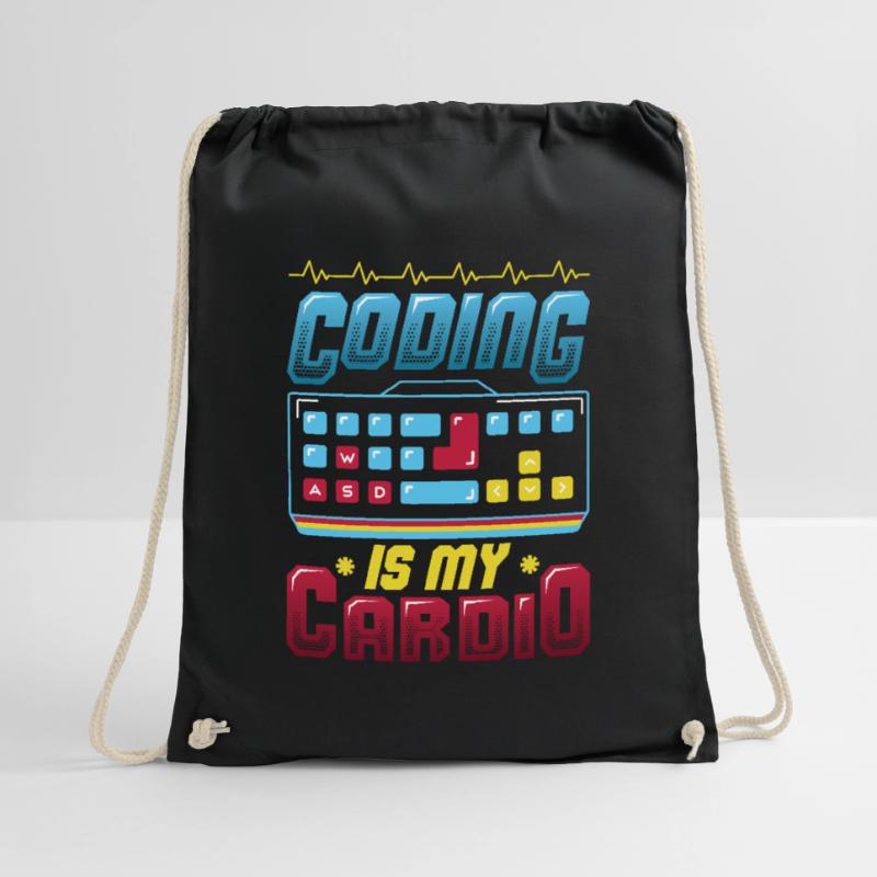 Kodierung Ist Meine Kardio, Code Programmierer Turnbeutel