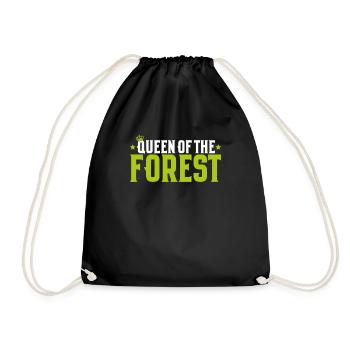 Forester Forestry Forester Forest workers Forest - Drawstring Bag - black - Front