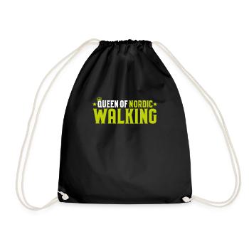 Marche nordique Marcheur nordique Walken nordique - Sac de sport léger - noir - Devant