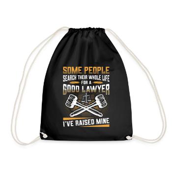 Père d’un avocat - Sac de sport léger - noir - Devant