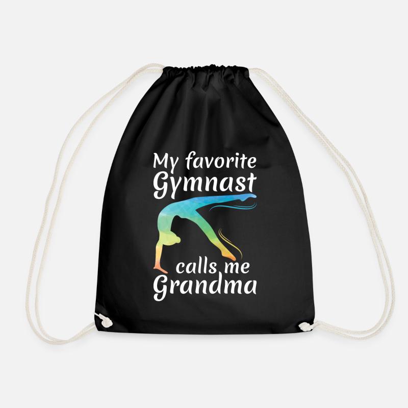 Saying for a recipient - Drawstring Bag - black
