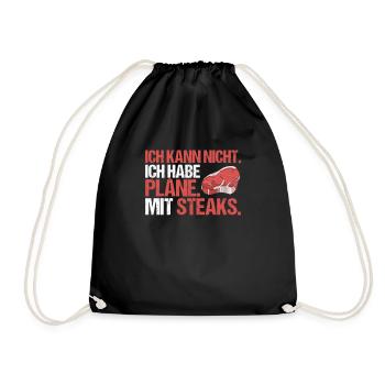 Carnivore Diät Carnivore Ernährung Carnivore Diet - Drawstring Bag - black - Front
