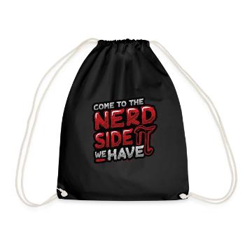 Math student, funny math student - Drawstring Bag - black - Front
