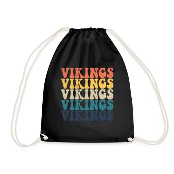 Vikings High School Vikings Sportteam Vikings - Turnbeutel - Schwarz - Vorne