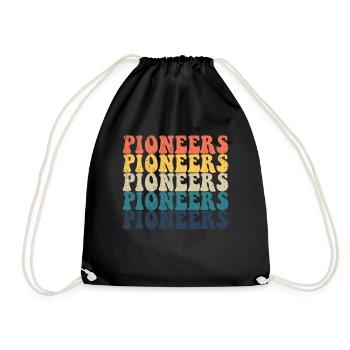 Pioneers High School Pioneers Sportteam Pioneers - Turnbeutel - Schwarz - Vorne