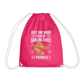 Tanzen Spruch Ballsaal Paartanz Tanz Tanzfläche - Turnbeutel - Fuchsia - Vorne