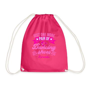 Tanzen Spruch Ballsaal Paartanz Tanz Tanzfläche - Turnbeutel - Fuchsia - Vorne