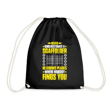 Échafaudage Échafaudage Échafaudage Assembleur d’échafaudage Échafaudage - Sac de sport léger - noir - Devant