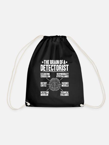 Detectorist Sondler Metal Detectorist - Drawstring Bag - black