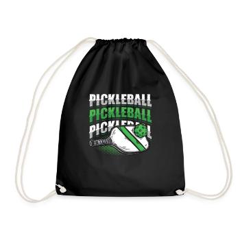 Amateurs de pickleball - Sac de sport léger - noir - Devant