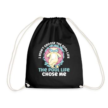 Je n’ai pas choisi la vie de piscine la vie de piscine - Sac de sport léger - noir - Devant