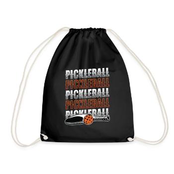 Amateurs de pickleball - Sac de sport léger - noir - Devant