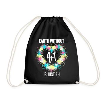 Professeur d’art Drôle de dicteur Cours d’art Cours d’art - Sac de sport léger - noir - Devant