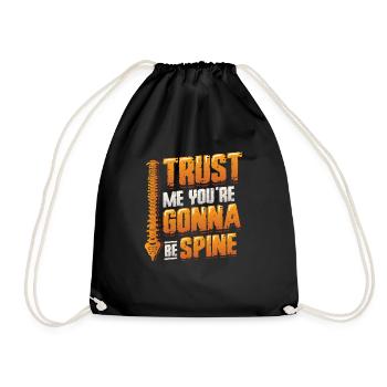 Vertrauen Sie Mir, ich bin Chiropraktiker - Turnbeutel - Schwarz - Vorne