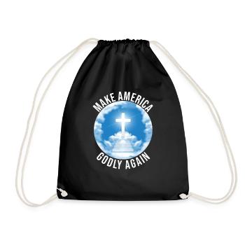 Rendre l’Amérique pieuse, aimer à nouveau la foi de Dieu - Sac de sport léger - noir - Devant